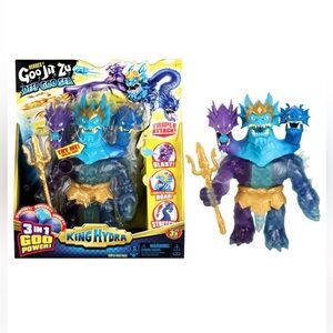 Heroes of Goo Jit Zu Deep Goo Sea King Hydra 3 in 1 Stretchy Action Figure